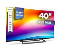 Engel LE4086SM - Smart TV LED de 40'' Full HD con Sistema VIDAA - Dolby Audio - Acceso a Netflix, Prime Video y Disney+ - 3 HDMI, 2 USB - Función Cast - Modo Hotel - Diseño Sin Marcos