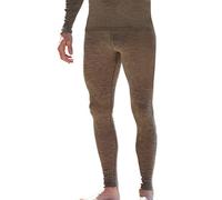 Engel - Leggings - Silk Base Layer Size 46/48, Grey/Brown