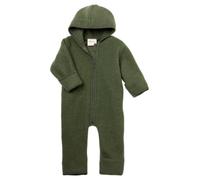 Engel Mono con capucha para bebé con cremallera, 100% lana kbT, caña, 74-80