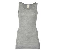 Engel Natur - Camiseta larga para mujer, lana y seda, 2 colores, Color gris claro., 34-36