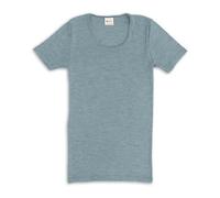 Engel Natur Camiseta para hombre, lana y seda (46/48, azul montaña), Azul Montaña, 48-50