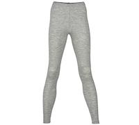 Engel Natur - Leggings para mujer, 70% lana virgen orgánica, 30% seda Color gris claro. S