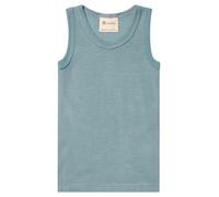 Engel Naturaleza | Camiseta para niños | 70% lana (kbT), 30% seda | Certificado GOTS, Azul Montaña, 176