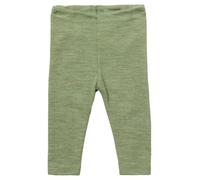 Engel Naturaleza | Merino Baby Leggings | 100% Lana (kbT) | Certificado IVN Best, Verde Salvia Melange, 86-92