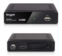 Engel RT5130B Receptor decodificador TDT DVB-T2 HD Grabador con Función Timeshift y PVR USB Reproduce MKV H264 MP3 JPEG Salida HDMI Compatible MPEG2 Ideal para TV Digital Terrestre