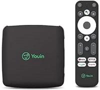 Engel Youin You-Box EN1040KX- TV Box Android TV 4K UHD - Asistente de Google y Chromecast Integrado - Producto Exclusivo, Negro