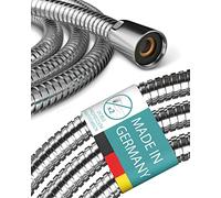 Engelbach® Manguera de Ducha 1,25m - Flexo Antitorsión de Acero Inoxidable - Universal ½" - Flexible y Resistente - Made in Germany