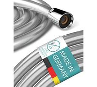 Engelbach® Manguera de Ducha 2m - Flexo Antitorsión de Goma - Universal ½" - Flexible y Resistente - Made in Germany