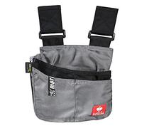 Engelbert Strauss - Bolsa de cinturón para trabajar (13 colores diferentes) Grau/Schwarz talla única