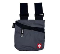 Engelbert Strauss Bolsa de trabajo e.s.Motion - práctica para manualidades y bricolaje - versátil con varios compartimentos y trabillas de fijación (gris/negro)