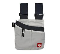 Engelbert Strauss Bolsa de trabajo e.s.Motion - práctica para manualidades y bricolaje - versátil con varios compartimentos y trabillas de fijación (blanco/gris)
