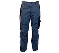 Engelbert Strauss E.S. Active Workwear - Pantalón de trabajo para hombre, Gris y negro., 48