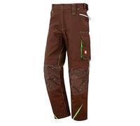 Engelbert Strauss e.s. Motion 2020 - Pantalón de trabajo, color marrón y verde Antracita y platino, 52 EU