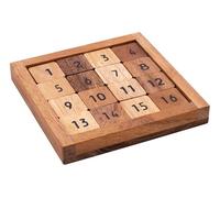 Engelhart - 350240 - Taquin Sudoku en Caja de Madera - Rompecabezas de Nivel Medio - 2 Formas de Jugar - Juego ecológico - 12 x 12 cm