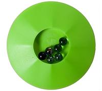 Engelhart - 502001 - Juego 6 canicas con Plato - Forma Redonda -17 cm (Verde)