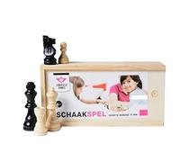 Engelhart Boite d'Echecs en Bois 32 pièces