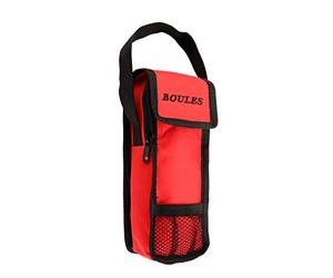 Engelhart Bolsa Juego de 3 Bolas con asa Apertura en la Parte Superior Abre y Cierra con Cremallera y Scratch 23 x 8,5 x 3,5 cm (Rojo)