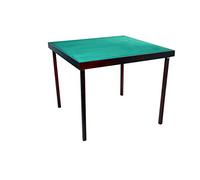 Engelhart - Mesa de Bridge Madera Maciza - Mesa de Juego de Cartas de Madera Plegable - Tablero de Fieltro (89 cm x 89 cm)