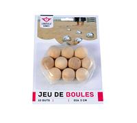 Engelhart Wooden Jeu de Boule Buts, 10pcs.