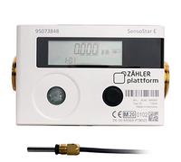 Engelmann SensoStar E 2020 - Contador de calor (flujo nominal Qn 1,5 m3/h, rosca de conexión de 1 pulgada, 130 mm de longitud, sonda de temperatura de 5,2 mm de diámetro)