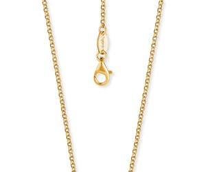 Engelsrufer Belcher cadena collar oro 925 esterlina plata espesor 2,1 mm (0.08") largo 45 cm (17.72")