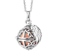 Engelsrufer Damen Anhänger für Halskette mit Flügel aus Sterling Silber mit austauschbarer Klangkugel, nickelfrei