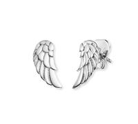 Engelsrufer ERE-FLYWING-ST - Pendientes de plata de ley con cierre de tuerca, sin níquel, tamaño: 7 mm, 7 mm, Plata de ley, No es una piedra preciosa