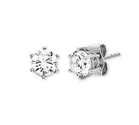 Engelsrufer Keep it so simple Pendientes de mujer Shiny de plata de ley con circonitas, sin níquel