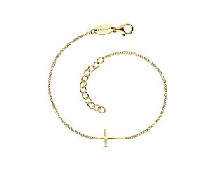 Engelsrufer Pulsera de mujer de plata 925 32020108, talla única, Plata de ley Oro amarillo, No es una piedra preciosa