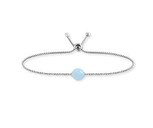 Engelsrufer Pulsera de mujer de plata 925 con piedra de malaquita, serie Powerful Stone, ERB-LILGEM-ML