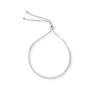 Engelsrufer Stella pulsera para mujeres Zirconia blanco plata esterlina 925 longitud 16 cm (6,30") + 2 cm (0.79")
