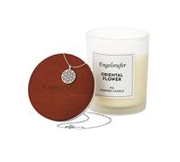 Engelsrufer Vela perfumada oriental Flower con cadena de flores de la vida