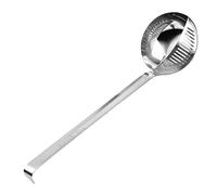 ENGENDER Colador con Mango Espumadera de Cocina, colador Creativo, Cuchara Sopa Doble Uso, Olla Caliente Acero Inoxidable 304, Filtro Mango Largo