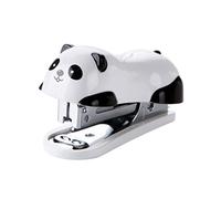 ENGENDER Engrapadora Mini Panda Creative Countertop Stapler Office Student Stating Stationery Modeling Suministros 12 Páginas Capacidad Material de Oficina