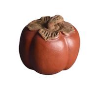 ENGENDER Mascota de Té Kung Fu Escultura Hecha a Mano de Mascota té Caqui Arena púrpura, Todo va Bien, Mesa, Bandeja, Adornos Estatua Retro