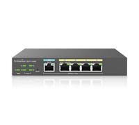 EnGenius Cloud Managed EXT1105P - Extensor de conmutador Gigabit PoE+ de 5 puertos con presupuesto de hasta 60 W