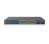EnGenius Conmutador Gigabit PoE+ de 24 puertos gestionado Fit L2 Plus | 802.3at/af PoE+ Ready | 410W Budget | 4 puertos SFP de enlace ascendente | Capacidad de conmutación de 56 Gbps | [EWS7928FP-FIT]