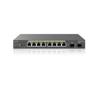 EnGenius Conmutador Gigabit PoE+ gestionado de 8 Puertos L2 Plus | Presupuesto de 110 W | 2 Puertos SFP de Enlace Ascendente | Capacidad de conmutación de 20 Gbps - EWS2910FP-FIT