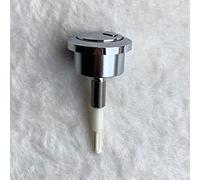 ENGFGH Botón De Descarga De Inodoro,Cromo Roscado Dual Dual Botón De Inodoro Pulsador De Pulsador Cisterna De Repuesto Parte De Reparación