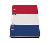ENGhjes Cuaderno de escritura recargable A5 con la bandera holandesa, se coloca plano 180° para notas de reuniones, planificador diario