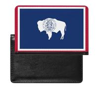 ENGhjes Wyoming State Flag - Protector de pasaporte