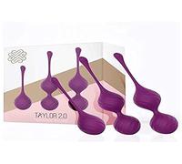 Engily Ross Bolas Chinas Suelo Pélvico, Post Parto (3-en-1), Kegel Terapéuticas, Ejercitador Fisioterapia de Silicona