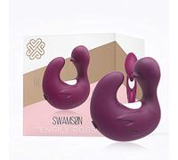 Engily Ross Swamson Anillo Estimulador, Silicona Recargable USB, Púrpura - 100 gr