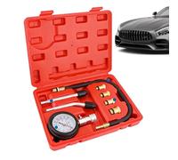 Engine Compression Tool, Portable Pressure Tester, Accurate Gauge Kit with Easy, Cylinder Test Meter for Automotive Vehicles, Diagnostic Tool with Compact Design, Repair Kit for Workshop