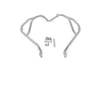 Engine Guard Highway Para BMW G310R G310GS Barra Protección Superior Inferior Motocicleta Protección Parachoques Jaula Acrobacias Protección Contra barras de choque de carretera(Silver Full Set)