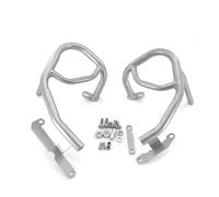 Engine Guard Highway Para BMW G310R G310GS Superior lnferior Motocicleta Protección Del Parachoques Jaula De Acrobacias Protección Contra Caídas barras de choque de carretera(Silver Lower Bumper)