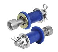 Engine Hood Bushing Hinge Pivot Bolt Kit, Replacement for Peterbilt 378 379, Direct Fit Hood Hinge Kit with Polyurethane Bushings for Short and Extended Hoods