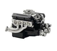 Engine, Model, Resin V8 Engine Building Block, Realistic Miniature Science Toy Kit with Functional Parts, Educational Game Kids, Desk Decor for Living Room, Bookshelf, and Stem