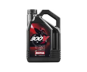 ENGINE OIL 300V FACTORY LINE ROAD RACING MOTUL 15W50 100% SYNTHETIC 4LT