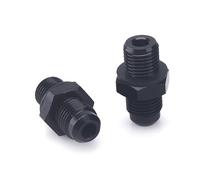 Engine Oil Cooler Adaptador de enfriador de aceite de transmisión AN6x 1/4NPS AN8x 1/4NPS compatible con GM Turbo 350 400 700R 4L60E. Radiador Enfriador de Aceite(AN6)